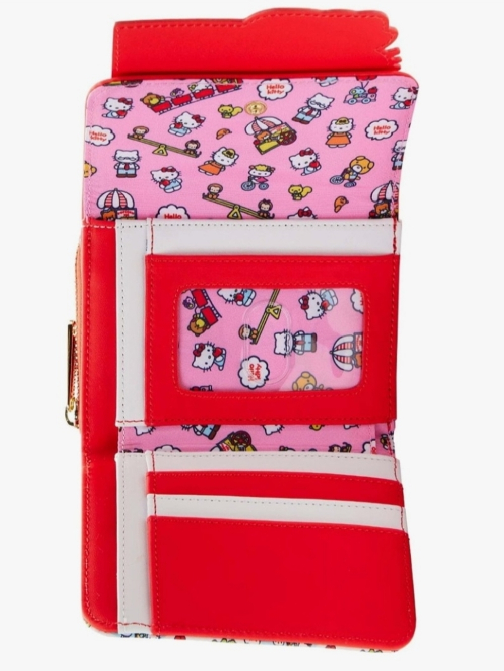 Loungefly Sanrio Mini Backpack Hello Kitty Town & Carnival Flap Wallet Kawaii - Picture 11 of 14